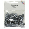 7*7mm assorted halkboard alphabet cube beads